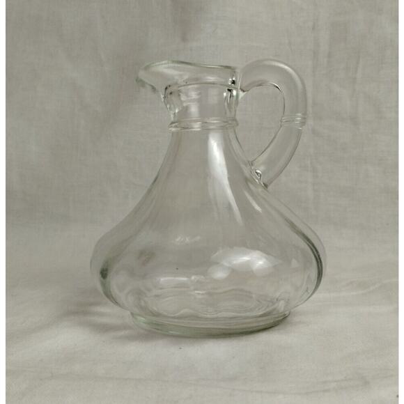 Vintage Anchor Hocking Clear Glass Oil/Vinegar Cruet Bottle - No Stopper - Picture 1 of 6
